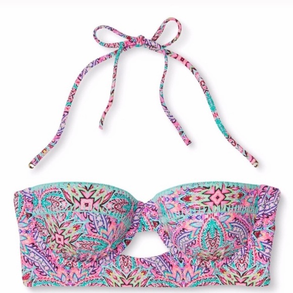Shade & Shore Other - Shade & Shore Strapless Bandeau Bikini Top